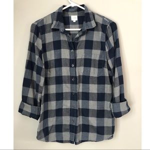J. Crew Classic Button Down Flannel